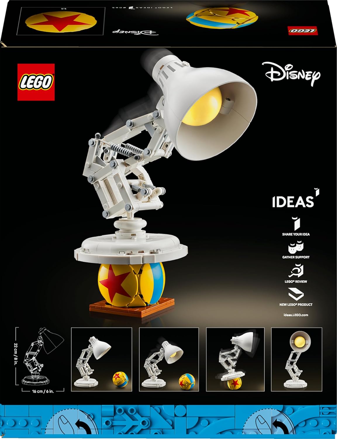 Lego - Ideas - Disney Pixar Luxo Jr. (21357).