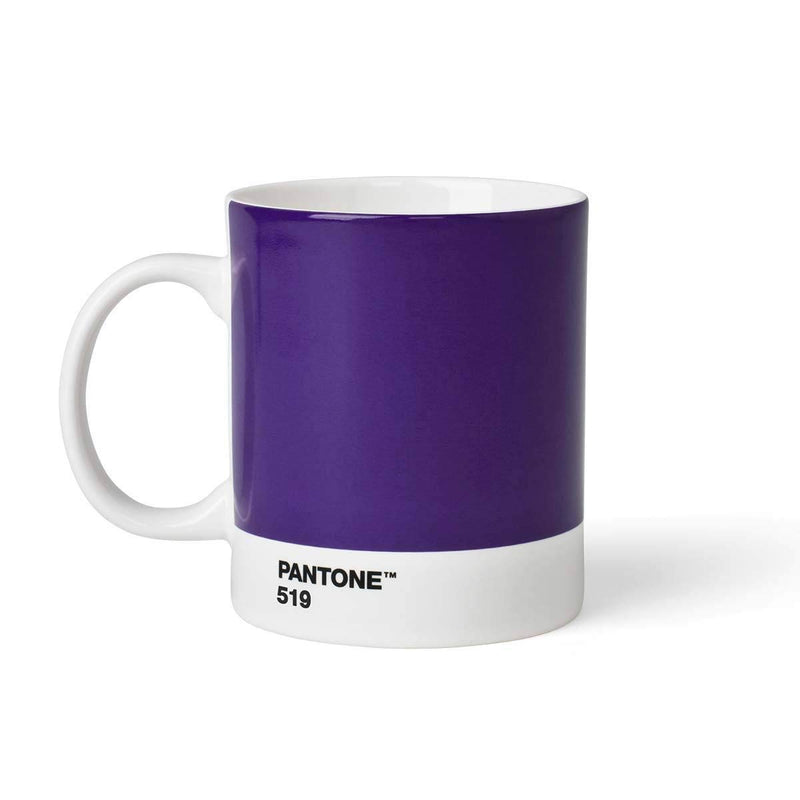 Copenhagen Design Pantone Mug, Coffee/Tea Cup, fine China (Ceramic), 375 ml, Purple, C, Porcelain, Violet 519, 1 Count (Pack of 1)