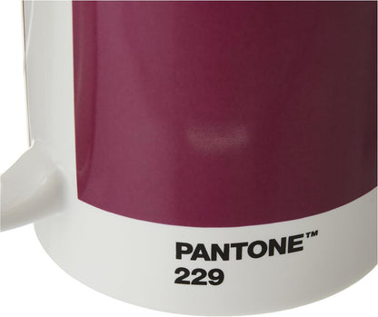 Copenhagen Design 101030229 PANTONE Mug, coffee/tea cup, fine china (ceramic), 375 ml, aubergine, 229 C, Porcelain, One size