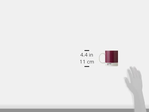 Copenhagen Design 101030229 PANTONE Mug, coffee/tea cup, fine china (ceramic), 375 ml, aubergine, 229 C, Porcelain, One size