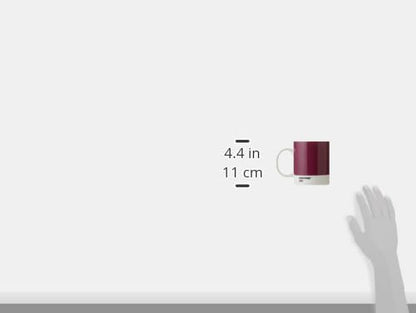 Copenhagen Design 101030229 PANTONE Mug, coffee/tea cup, fine china (ceramic), 375 ml, aubergine, 229 C, Porcelain, One size