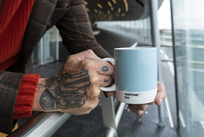 Copenhagen Design 101030550 PANTONE Mug, coffee/tea cup, fine china (ceramic), 375 ml, light blue, 289 C, Porcelain, One size
