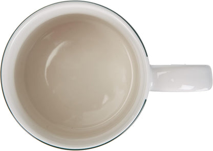 Copenhagen Design PANTONE Mug, coffee/tea cup, fine china (ceramic), 375 ml, dark green, 3435 C, Porcelain, 1 Count (Pack of 1)