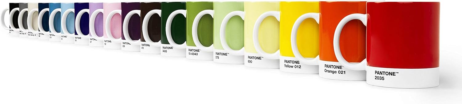 Pantone Porcelain Mugs 375 ml, Porcelain, Light Green 578, 8.4 x 8.4 x 12.1 cm , 101030578