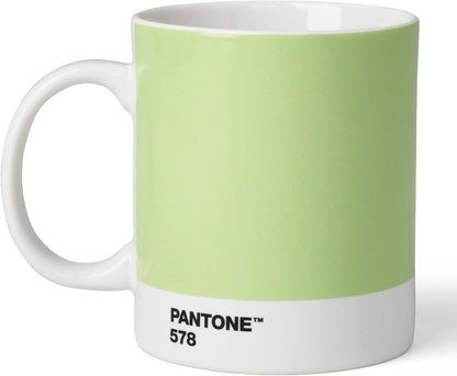 Pantone Porcelain Mugs 375 ml, Porcelain, Light Green 578, 8.4 x 8.4 x 12.1 cm , 101030578