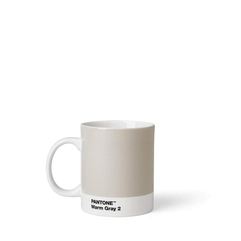 Copenhagen Design Pantone Mug, Coffee/Tea Cup, fine China (Ceramic), 375 ml, Gray 2 C, Porcelain, Warm Grey, 1 Count (Pack of 1