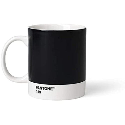 Copenhagen Design 101030419 PANTONE Mug, coffee/tea cup, fine china (ceramic), 375 ml, black, 419 C, Porcelain, One size