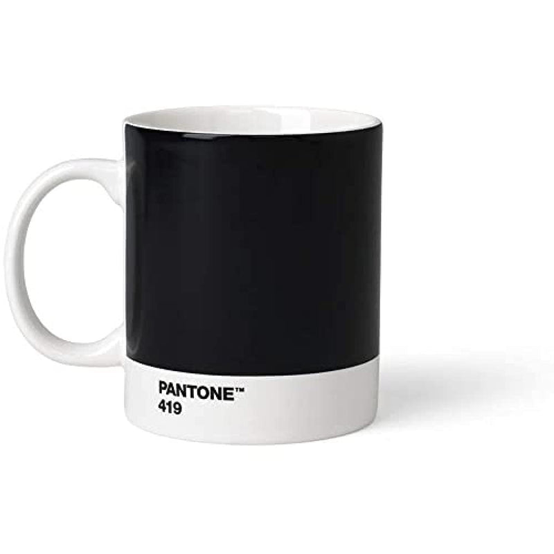 Copenhagen Design 101030419 PANTONE Mug, coffee/tea cup, fine china (ceramic), 375 ml, black, 419 C, Porcelain, One size