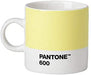 Copenhagen Design PANTONE Espresso, small coffee cup, fine china (ceramic), 120 ml, light yellow, 600 C, Porcelain, one size