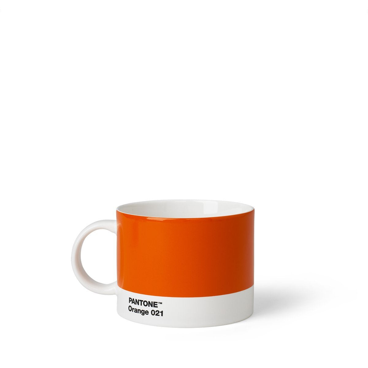 Copenhagen Design Pantone Cup, Tea/Coffee Mug, fine China (Ceramic), 475 ml, Orange 021 C, 1 Count (Pack of 1