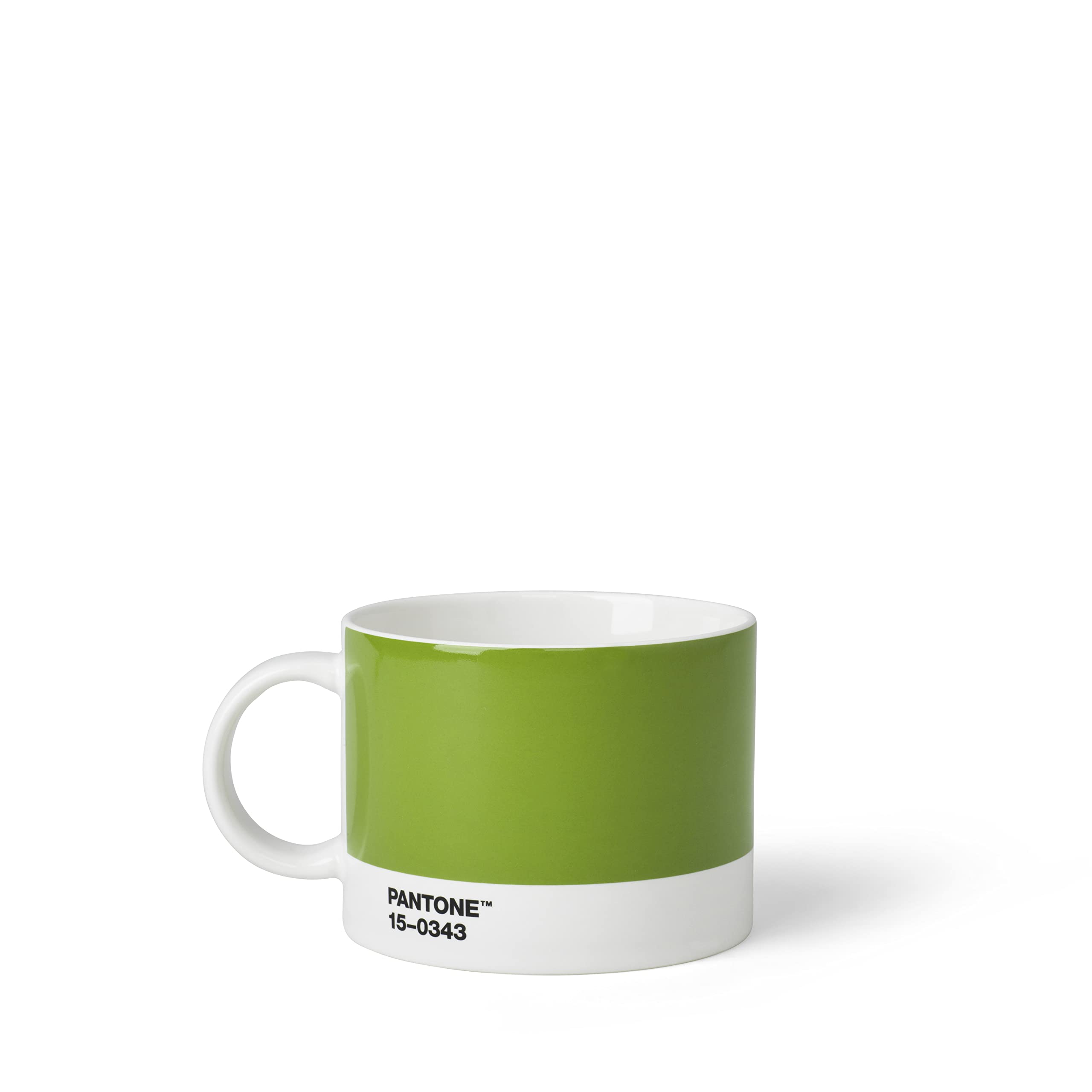 Copenhagen Design Pantone Cup, Tea/Coffee Mug, fine China (Ceramic), 475 ml, Green, Greenery 15-0343, Color of The Year 2017, 1 Count (Pack of 1