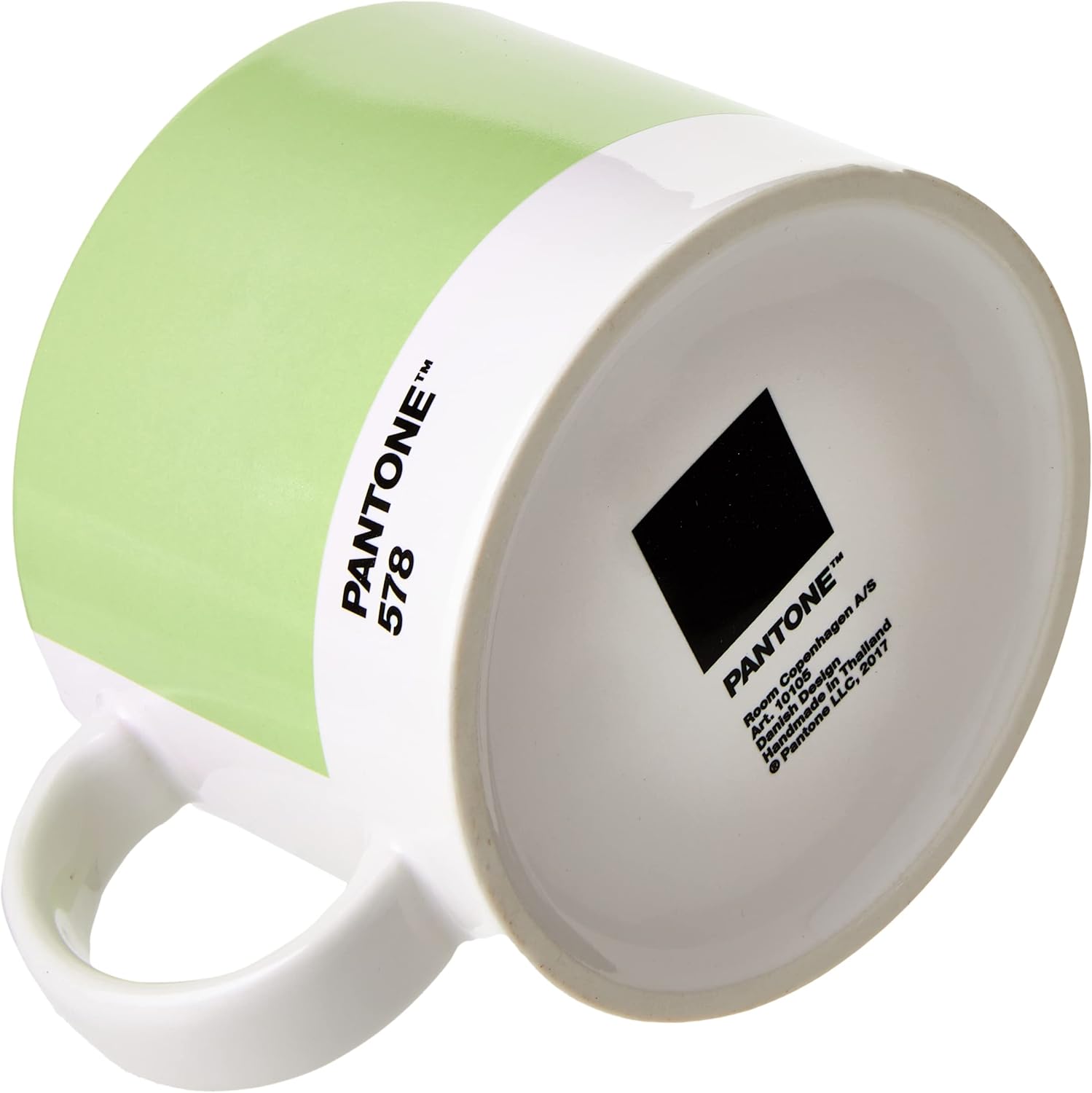 Copenhagen Design Pantone Cup, Tea/Coffee Mug, fine China (Ceramic), 475 ml, Light Green, 578 C, one Size