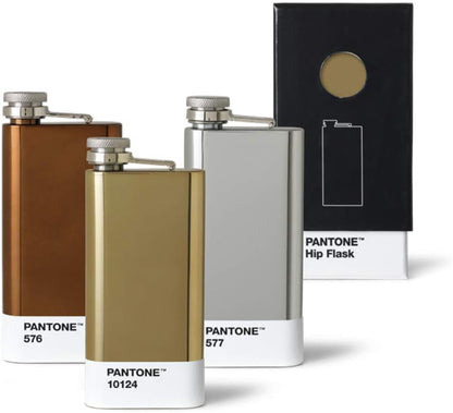 Pantone 1011108582 Hip Flask Bronze Stainless Steel