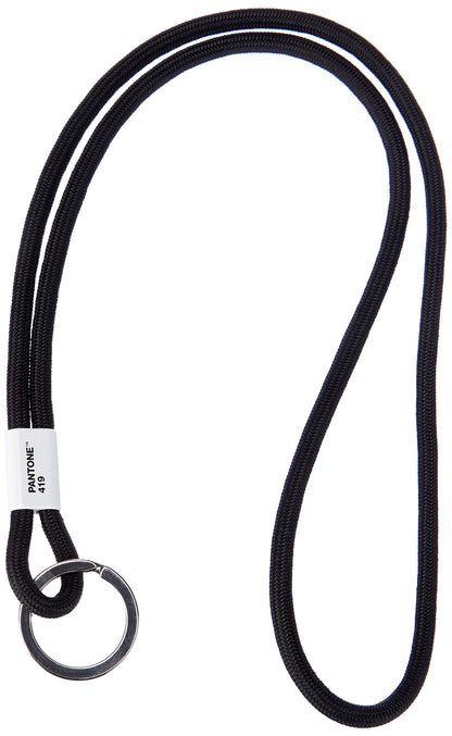 Copenhagen Design PANTONE Key Chain L, long key hanger, nylon, black 419 C
