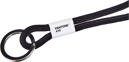 Copenhagen Design PANTONE Key Chain L, long key hanger, nylon, black 419 C