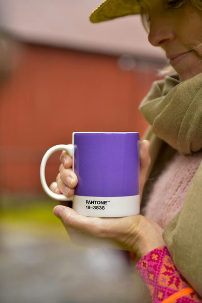 Pantone Mug, Coffee/Tea Cup, fine China (Ceramic), 375 ml, Ultra Violet 18-3838 (COY), 1 Count (Pack of 1)