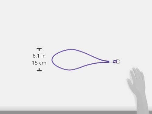 Copenhagen Design PANTONE Key Chain L, long key hanger, nylon, Ultra Violet 18-3838 (COY) 17284