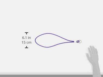 Copenhagen Design PANTONE Key Chain L, long key hanger, nylon, Ultra Violet 18-3838 (COY) 17284