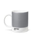 Pantone Porcelain Mug, Coffee Cup, 375 ml, with Handle, Dishwasher-Safe, Silver