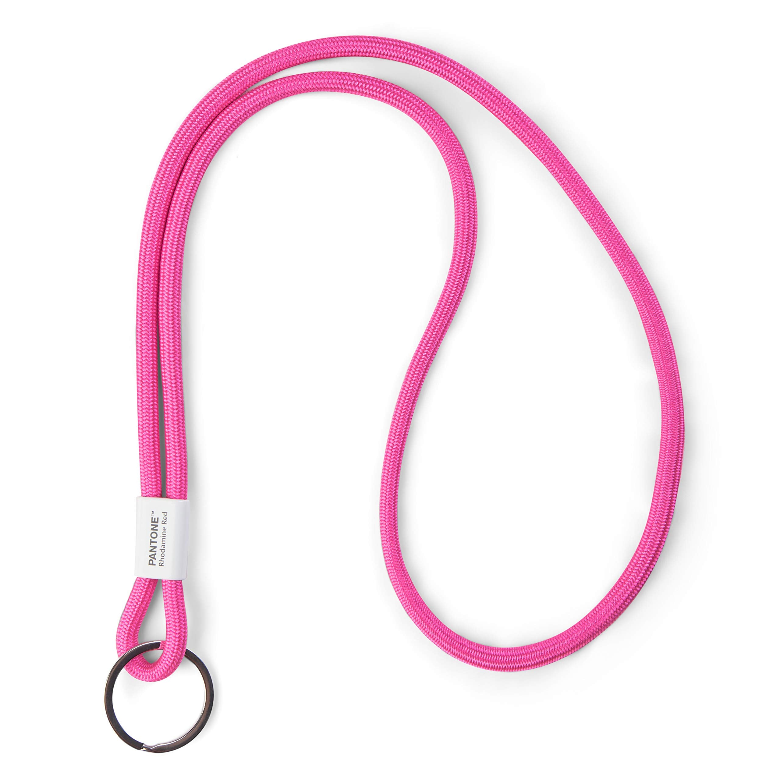 Pantone Design Lanyard Key Chain Long Key Chain Robust and Colourful Long Rhodamine Red Rhodamine Red I 48 cm