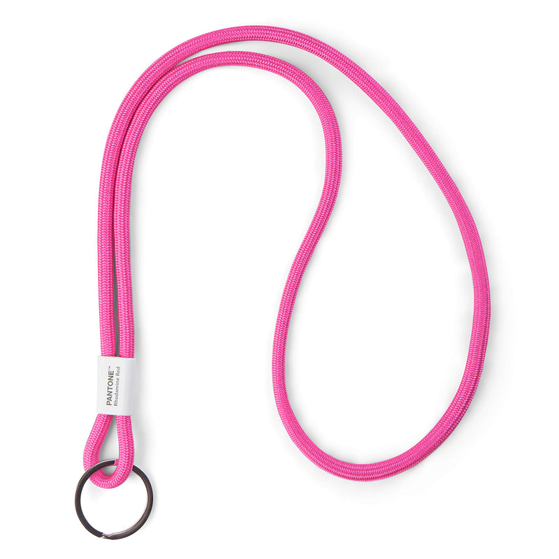 Pantone Design Lanyard Key Chain Long Key Chain Robust and Colourful Long Rhodamine Red Rhodamine Red I 48 cm