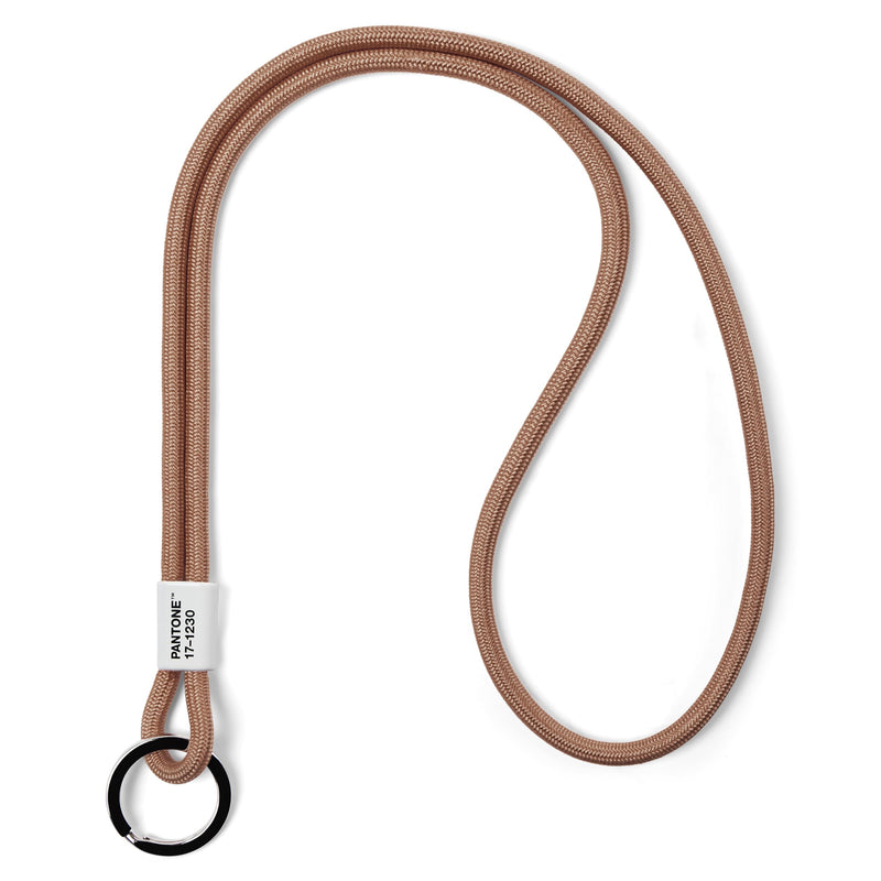 Pantone Key Chain Long, Colour of the Year 2025: Mocha Mousse 17-1230, Mocha Mousse 17-1230, lang