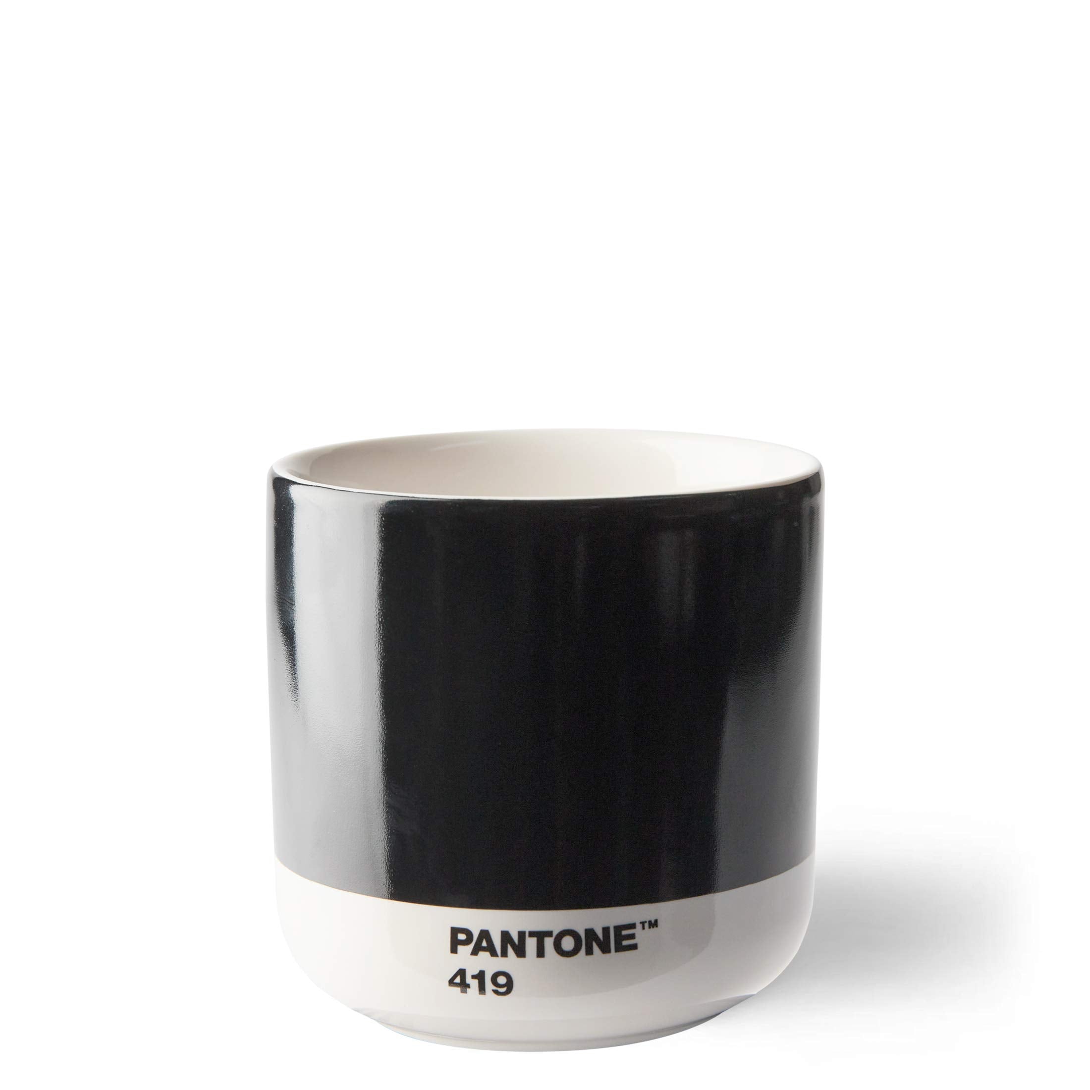 Copenhagen.design Pantone Cortado Thermo Cup, Black, Ceramic, One Size