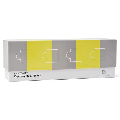 Copenhagen.design Pantone Espresso Cups 4 pcs. in Gift Box (COY21), One Size