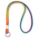 Pantone Designer Lanyard Long, Key Chain for Hanging, Robust, Pride Colours, Nylon Metal, Lang