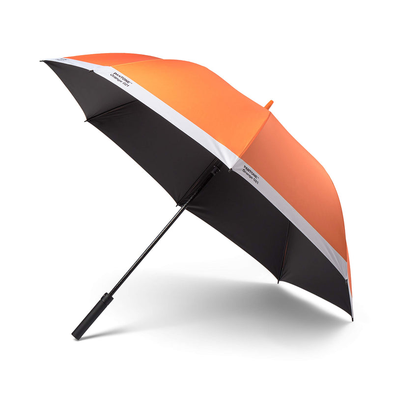 PANTONE, Stockschirm, Regenschirm, hochwertig klassisches Design, 130 cm Durchmesser, wasserabweisend, Griff mit Soft-Touch