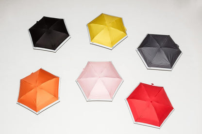 Copenhagen.design Pantone Umbrella Travel foldable in Box with keychainstrap, Black