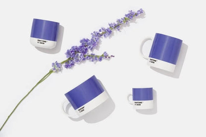 Pantone 18781 Cortado Double Walled Porcelain Travel Mug Without Handle 190ml CoY 2022 Very Peri 17-3938 in Gift Box Single