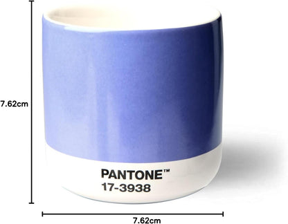 Pantone 18781 Cortado Double Walled Porcelain Travel Mug Without Handle 190ml CoY 2022 Very Peri 17-3938 in Gift Box Single