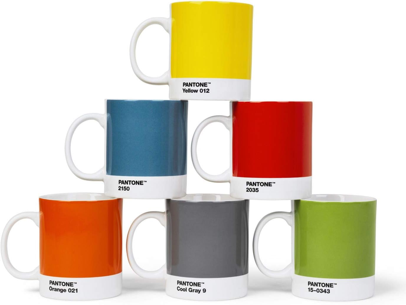 Porcelain mug, Pantone Color Green 3539C