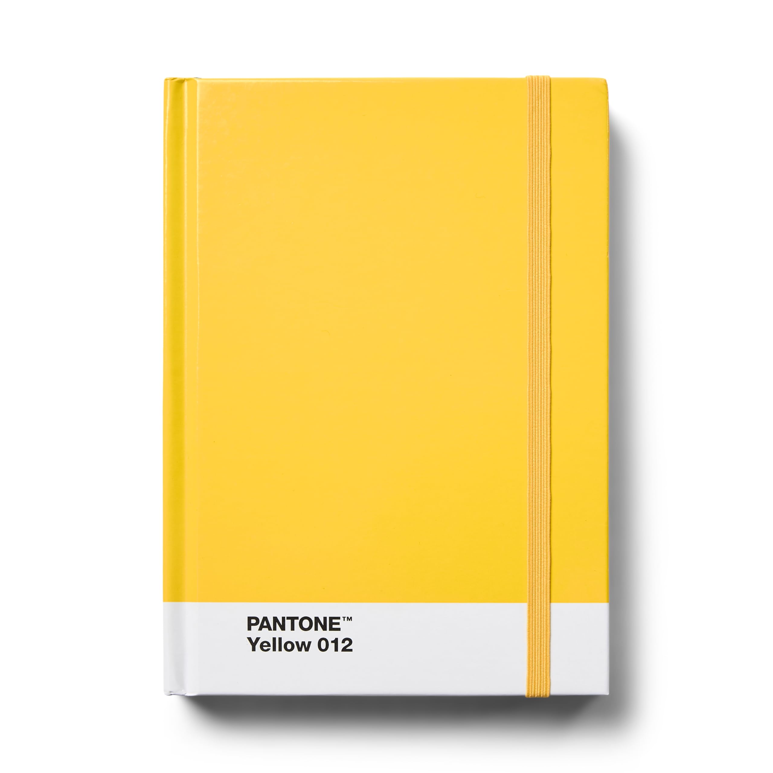 Copenhagen Design PANTONE Notebook S, small, hard cover, yellow 012c
