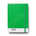 Copenhagen Design PANTONE Notebook S Unlined 96 Pages with Elastic Closure and Bookmark Green 16-6340