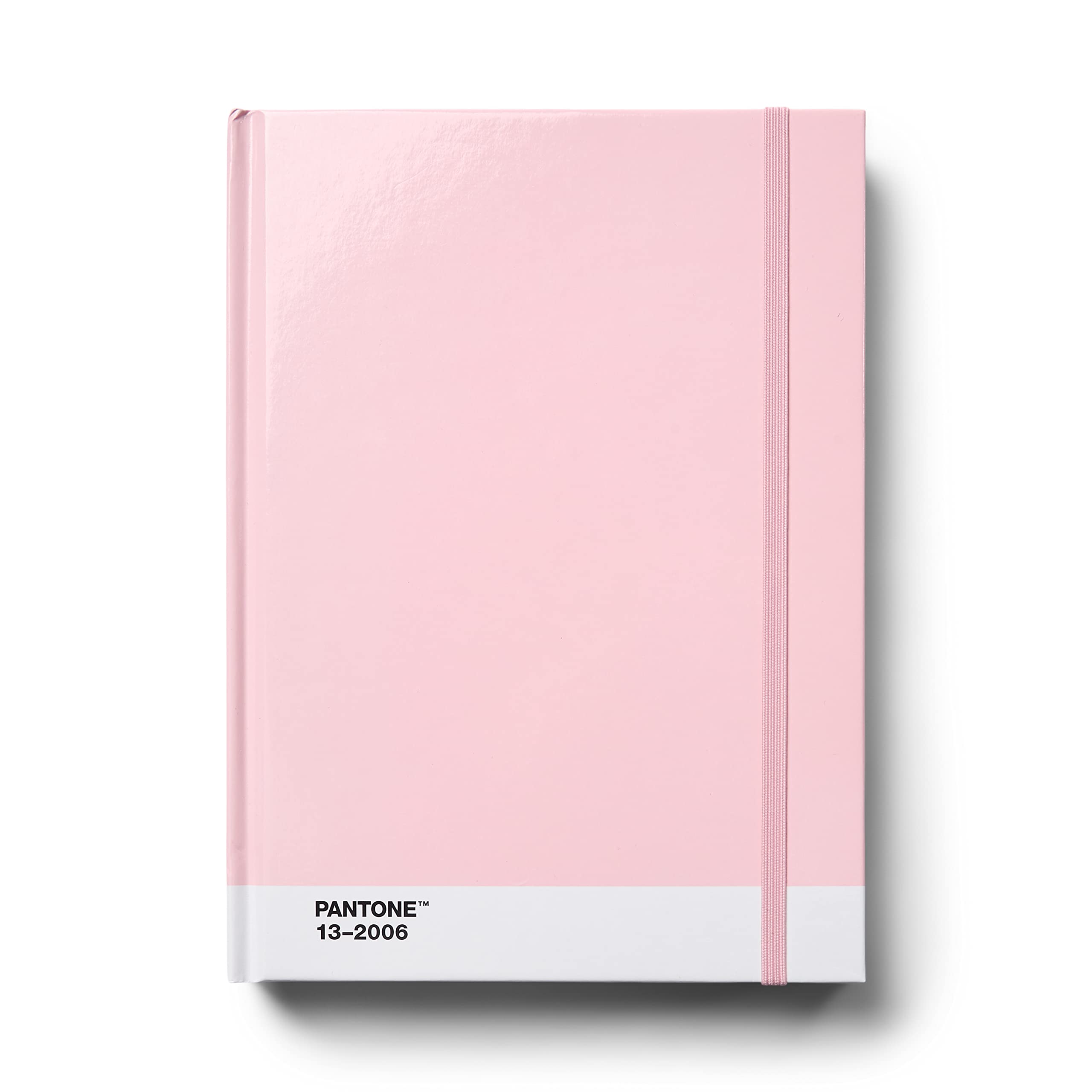 Copenhagen Design PANTONE Notebook L Unlined 96 Pages with Elastic Closure and Bookmark Light Pink 13-2006