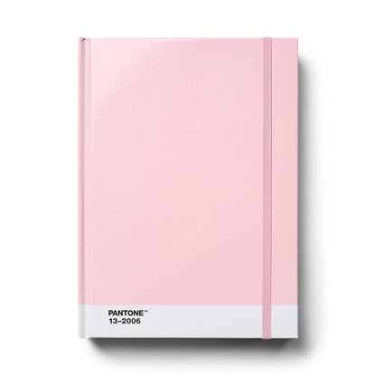 Copenhagen Design PANTONE Notebook L Unlined 96 Pages with Elastic Closure and Bookmark Light Pink 13-2006