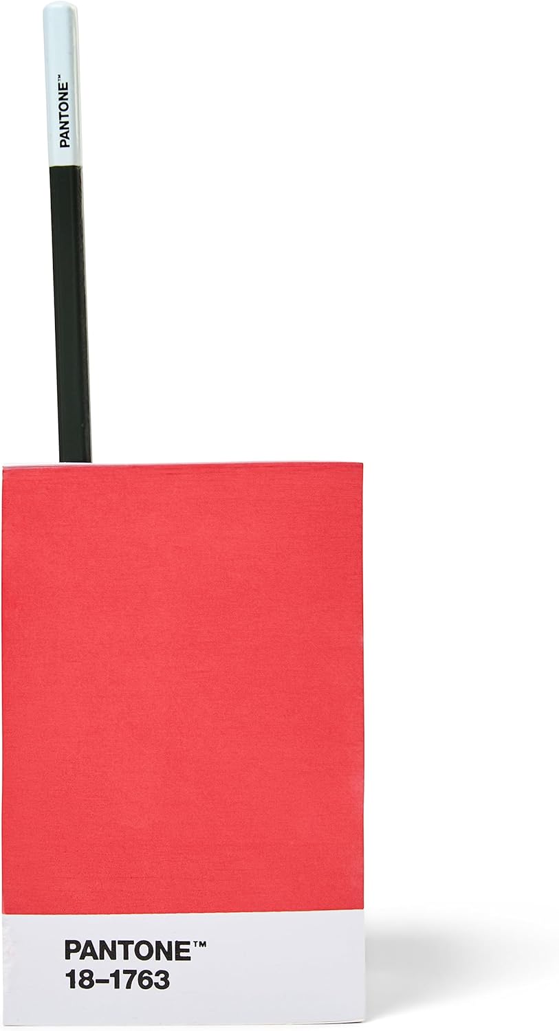 Pantone 18-1763 Sticky Notes Pad, Pack of 1400, Red