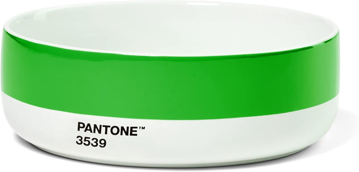 Copenhagen Design Pantone Porcelain Bowl, 6 Gift Box Colours, Yellow 012, Orange 021, Red 2035, Green 3539, Blue 2150, Violet 519