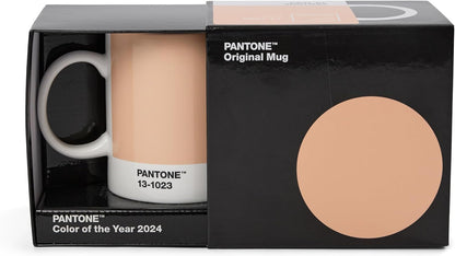 Pantone Porcelain Coffee Mug, 375 ml, COY 2024 - Peach Fuzz 13-1023