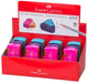 Faber Castell Pencil Sharpener Sleeve 2 Holes With Mini Tank Sharpeners, Multi-Colour, 6933256640468