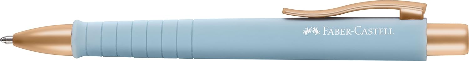 Faber-Castell 241186 - Bolígrafos urbanos con forma de bola de polietileno, color azul cielo (1 pieza