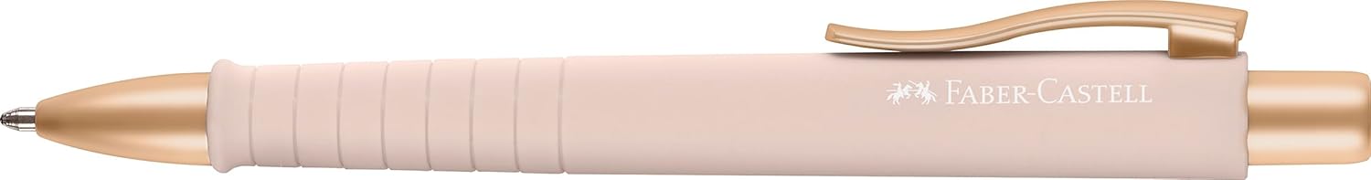 Faber-Castell 241187 - Set of 5 Urban Poly Ball Pens - Pale Pink