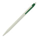 Caran d'Ache D'ache 825 ECO Resin and Stainless Steel Ballpoint Pen, Green/White, Green Ink, 12 cm