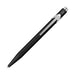 Caran d-Ache 849.009 Clip-on Retractable Ballpoint Pen Blue 1 x Ballpoint Pen – Ballpoint Pens (Clip-on Retractable Ballpoint Pen, Blue, Black, Silver, Aluminium, Hexagonal, 1 Piece