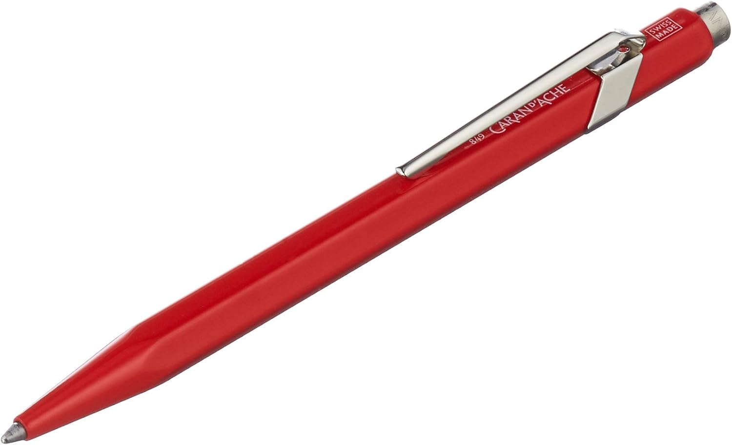Caran d'Ache 849 Metal Range Ball Pen - Red with Red Cartridge