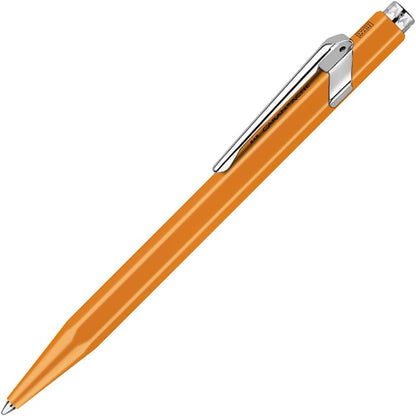 Caran d'Ache 849 Metal Range Ball Pen Fluo - Orange,1 Count (Pack of 1)