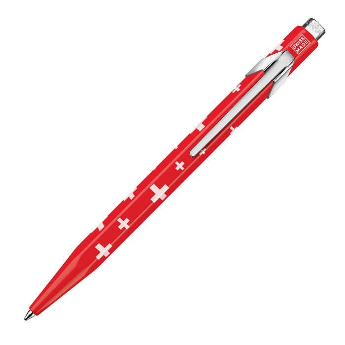 Caran d'Ache 849.253 Metal Ballpoint Pen 849 Typical Switzerland! Swiss Flag, Pack of 1