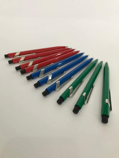 Caran Dache 5” Enamelled, Junior (2mm) Assorted red, Blue, Green (10/Box